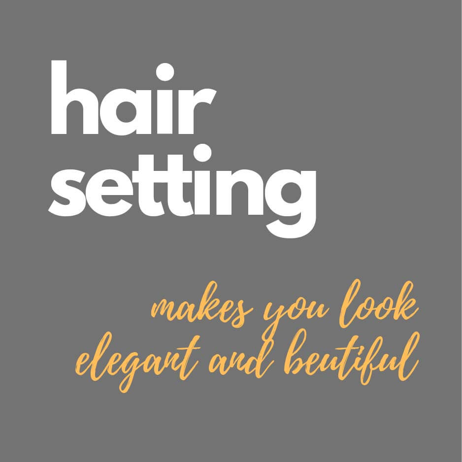 hair setting service